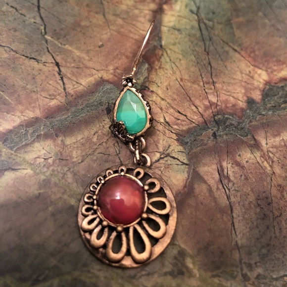 Boho Lucky Brand Dangly Earrings - Picture 5 of 5